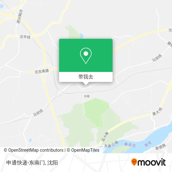 申通快递-东南门地图
