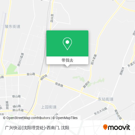 广兴快运(沈阳理货处)-西南门地图