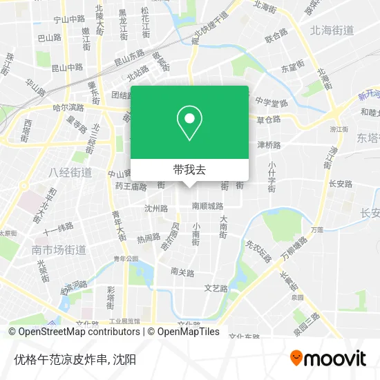 优格午范凉皮炸串地图