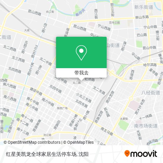 红星美凯龙全球家居生活停车场地图