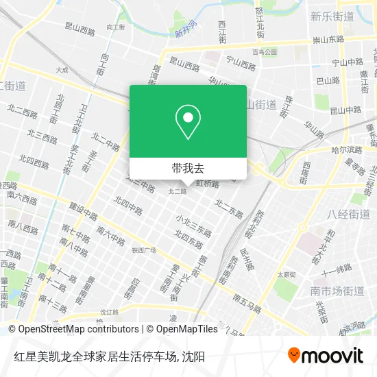 红星美凯龙全球家居生活停车场地图