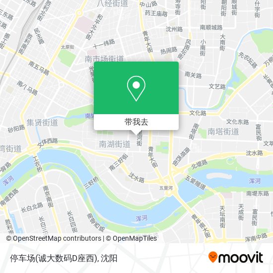 停车场(诚大数码D座西)地图