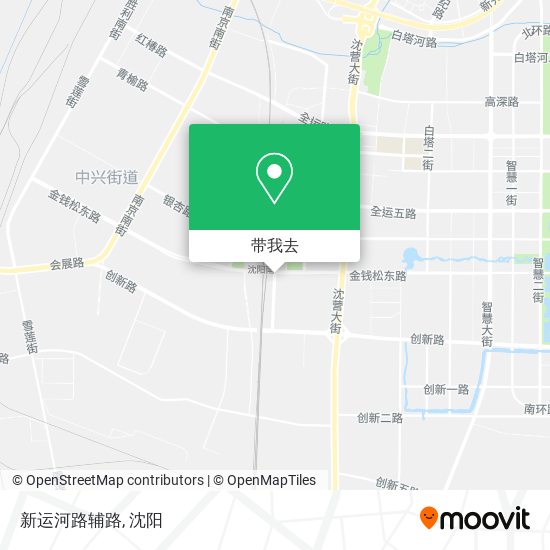 新运河路辅路地图