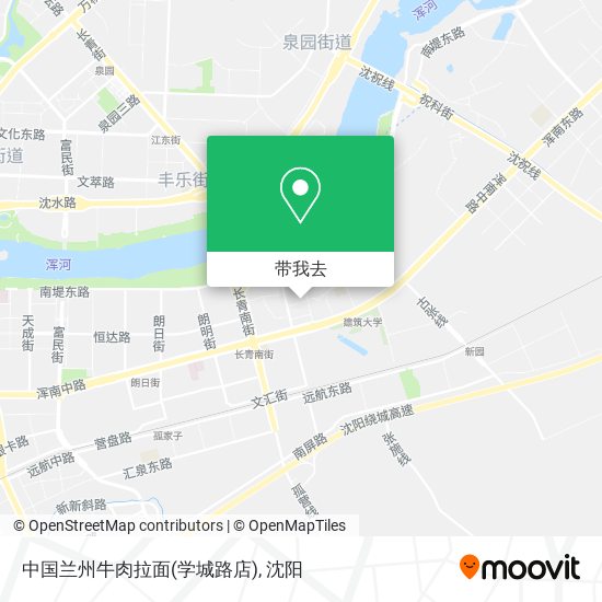 中国兰州牛肉拉面(学城路店)地图