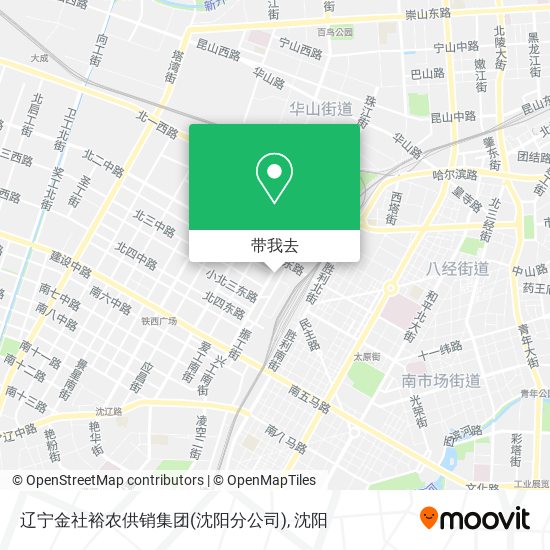 辽宁金社裕农供销集团(沈阳分公司)地图