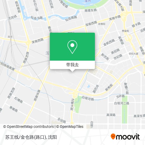 苏王线/金仓路(路口)地图