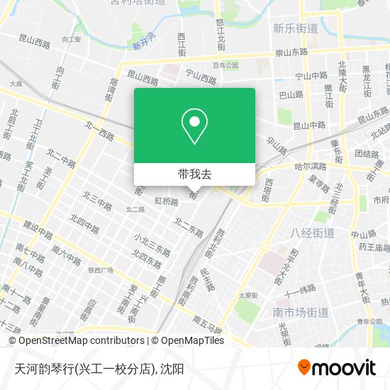 天河韵琴行(兴工一校分店)地图