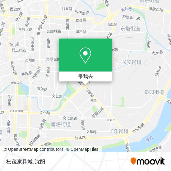 松茂家具城地图