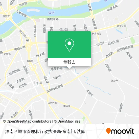 浑南区城市管理和行政执法局-东南门地图