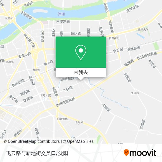飞云路与新地街交叉口地图