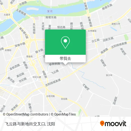 飞云路与新地街交叉口地图