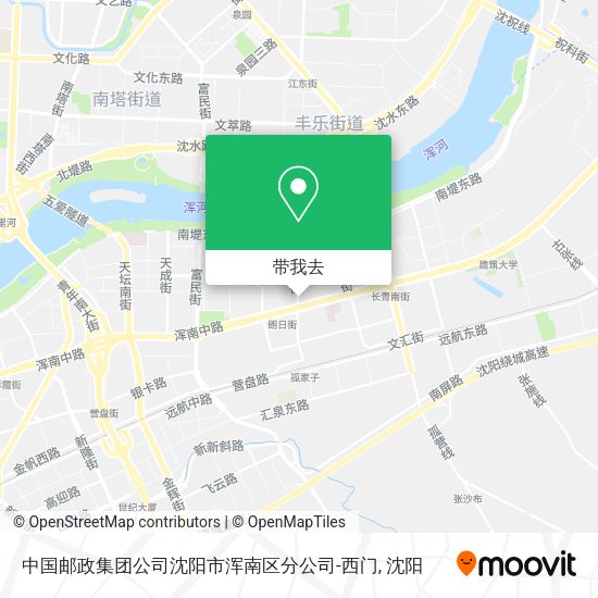 中国邮政集团公司沈阳市浑南区分公司-西门地图