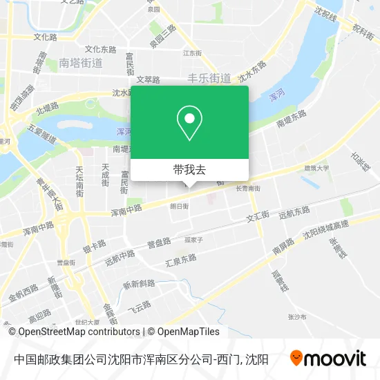中国邮政集团公司沈阳市浑南区分公司-西门地图