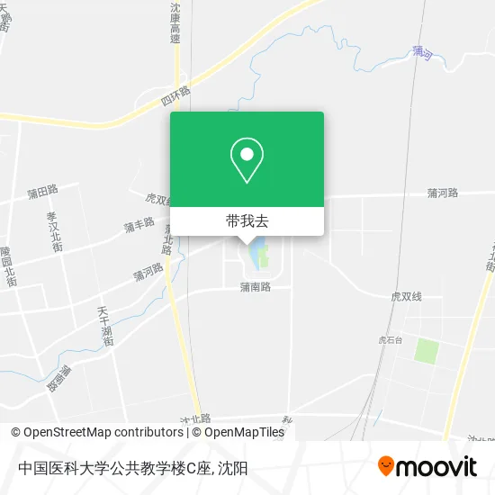 中国医科大学公共教学楼C座地图