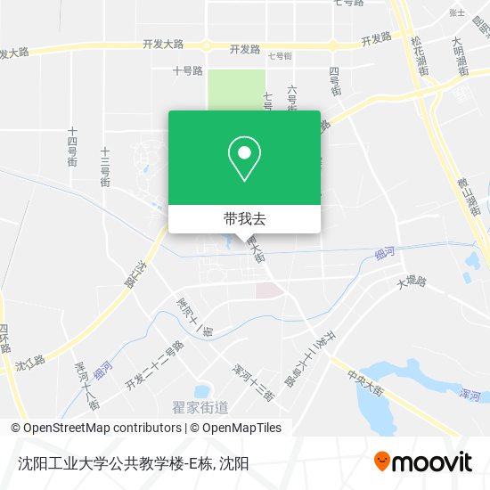 沈阳工业大学公共教学楼-E栋地图