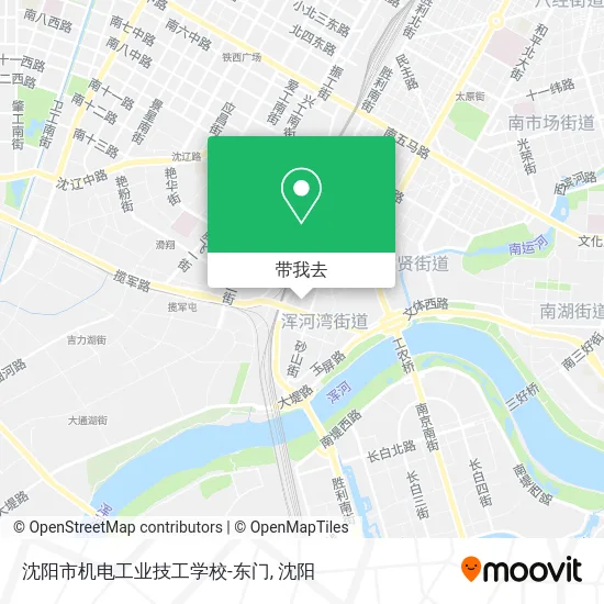 沈阳市机电工业技工学校-东门地图