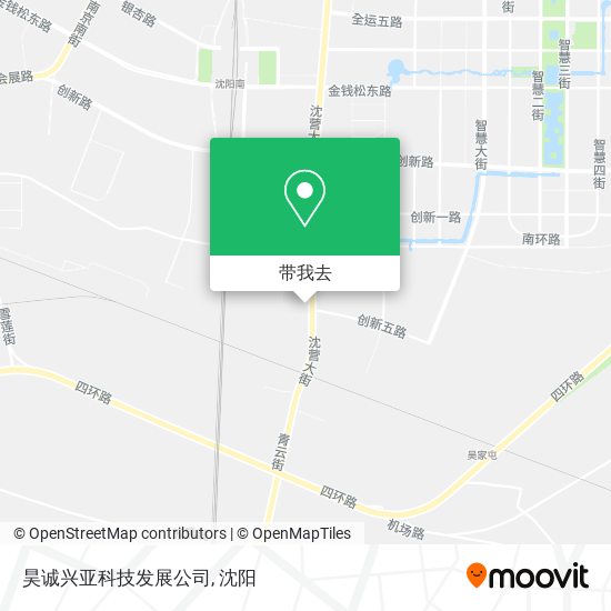 昊诚兴亚科技发展公司地图
