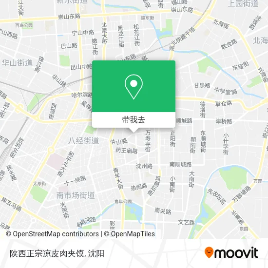 陕西正宗凉皮肉夹馍地图