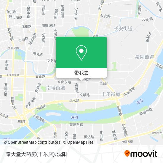 奉天堂大药房(丰乐店)地图