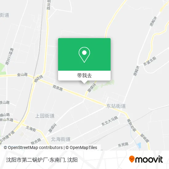沈阳市第二锅炉厂-东南门地图