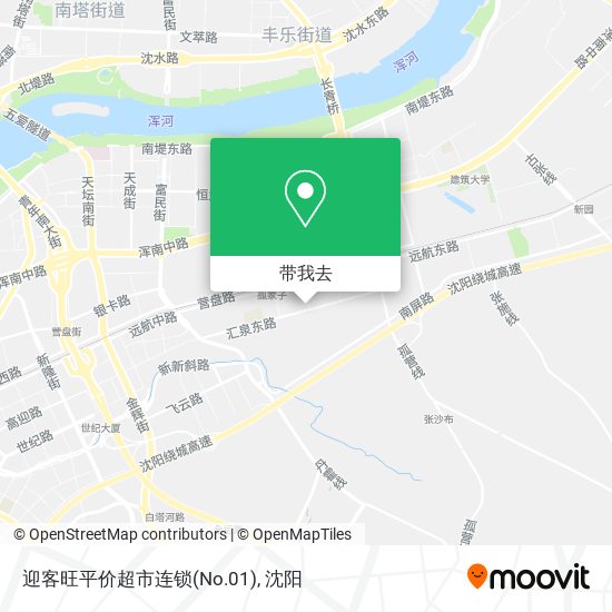迎客旺平价超市连锁(No.01)地图