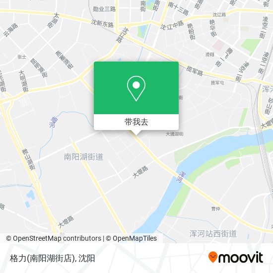 格力(南阳湖街店)地图