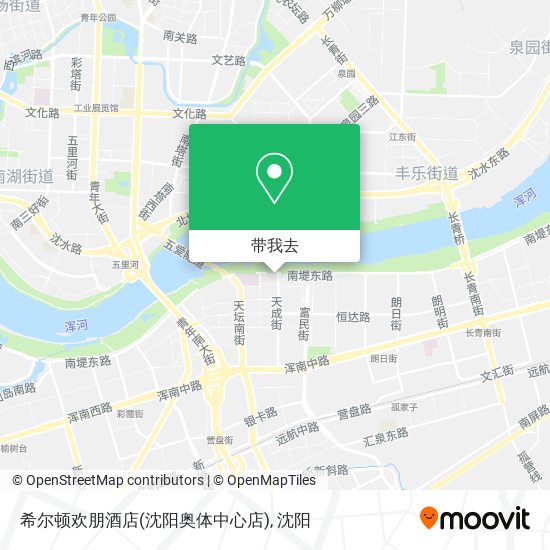 希尔顿欢朋酒店(沈阳奥体中心店)地图