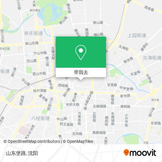 山东堡路地图