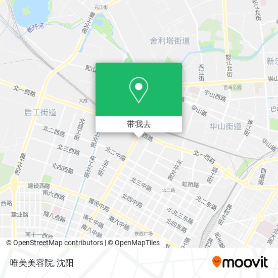 唯美美容院地图