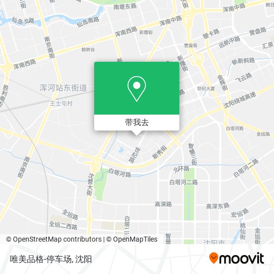 唯美品格-停车场地图