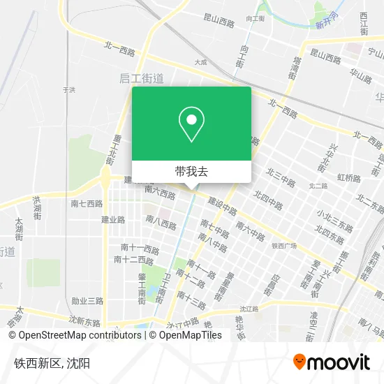 铁西新区地图