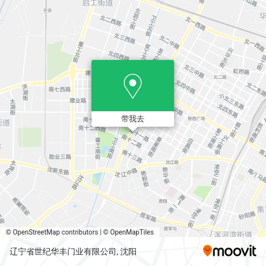 辽宁省世纪华丰门业有限公司地图