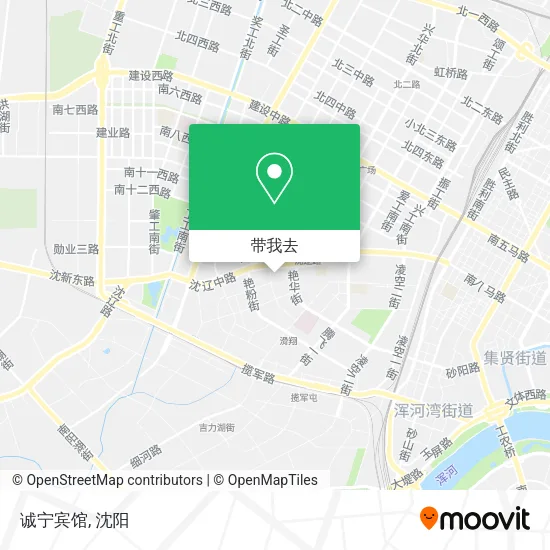 诚宁宾馆地图