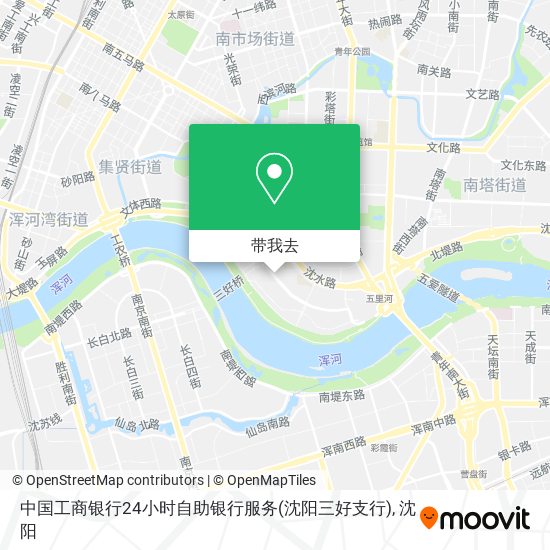 中国工商银行24小时自助银行服务(沈阳三好支行)地图