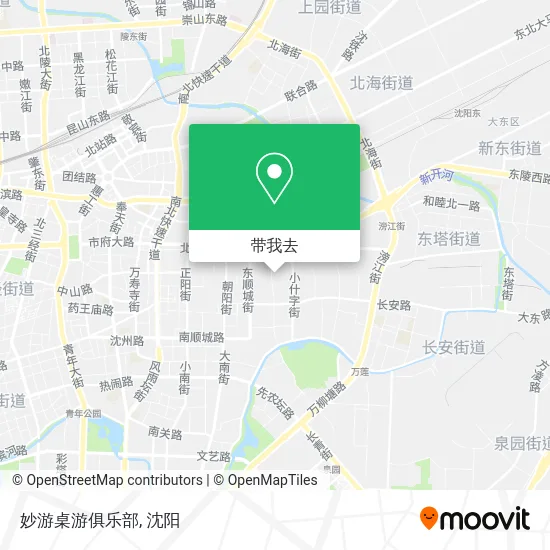 妙游桌游俱乐部地图