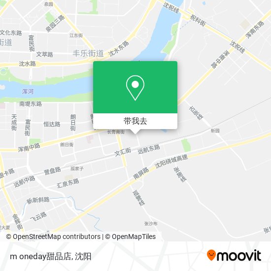 m oneday甜品店地图