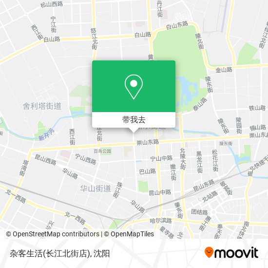 杂客生活(长江北街店)地图