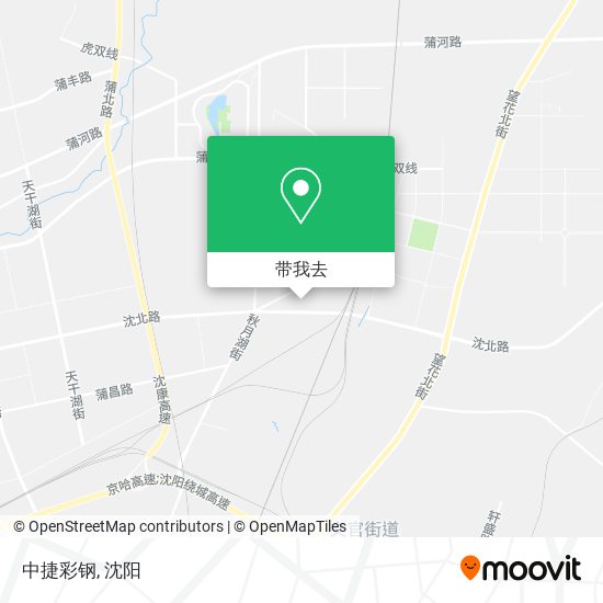 中捷彩钢地图