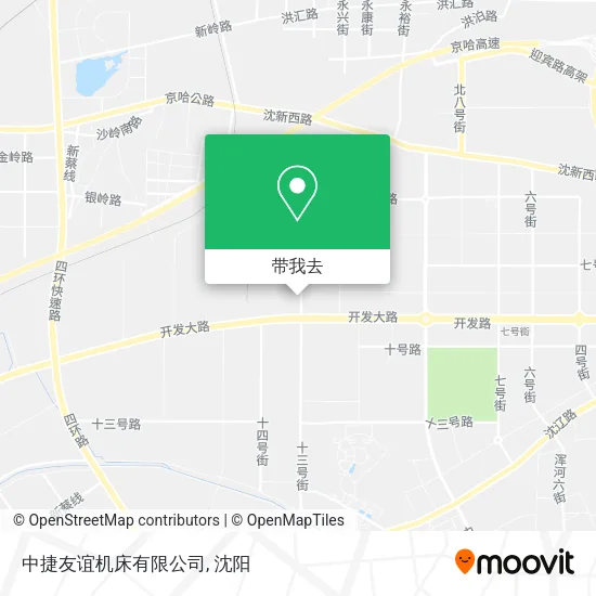 中捷友谊机床有限公司地图