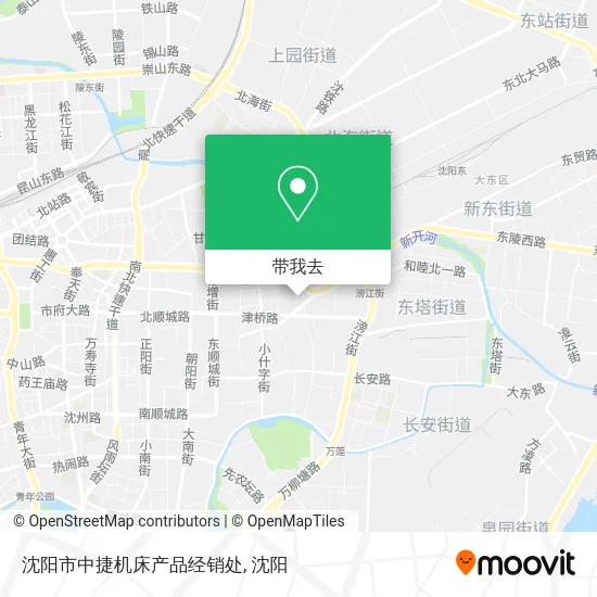 沈阳市中捷机床产品经销处地图