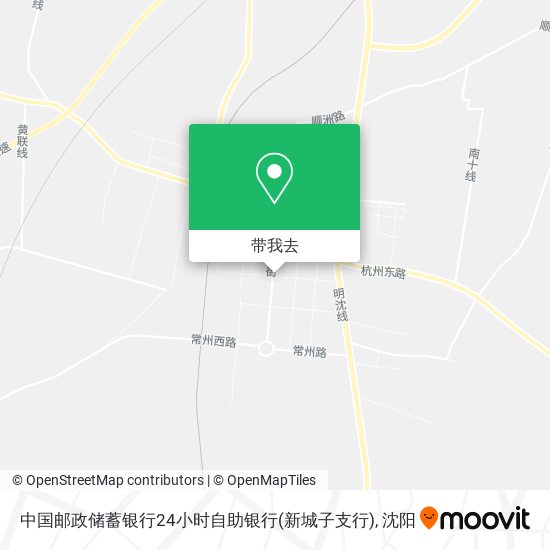 中国邮政储蓄银行24小时自助银行(新城子支行)地图