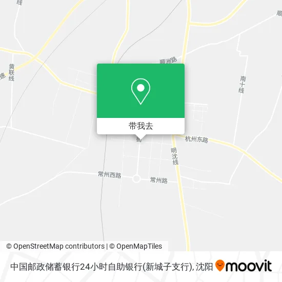 中国邮政储蓄银行24小时自助银行(新城子支行)地图