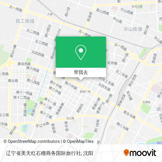辽宁省美天红石榴商务国际旅行社地图