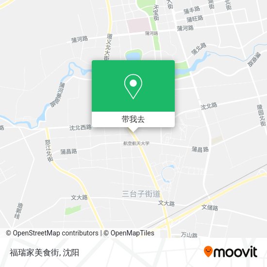 福瑞家美食街地图
