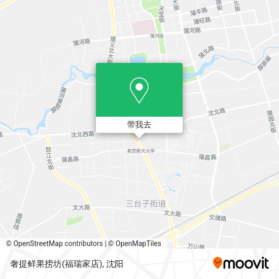 奢提鲜果捞坊(福瑞家店)地图