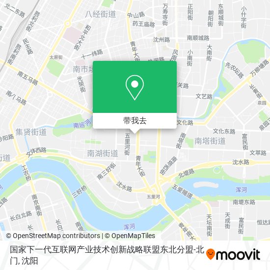 国家下一代互联网产业技术创新战略联盟东北分盟-北门地图