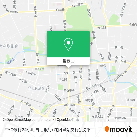 中信银行24小时自助银行(沈阳皇姑支行)地图