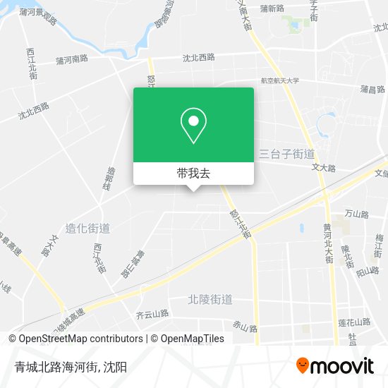 青城北路海河街地图
