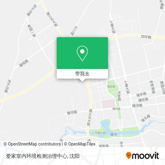 爱家室内环境检测治理中心地图