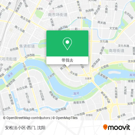 安检法小区-西门地图